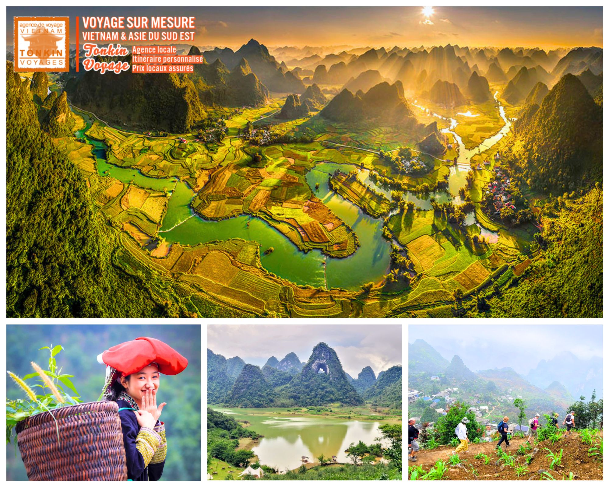 G&eacute;oparc &agrave; Cao Bang Nord Est du Vietnam Voyage au seins des montagnes et villages ethniques